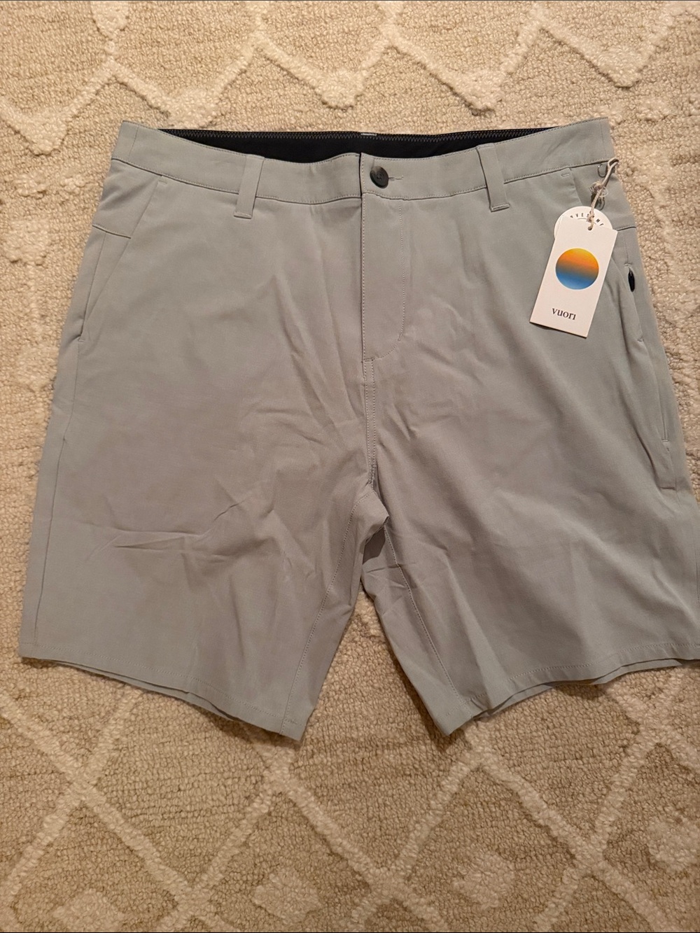 Vuori Men's Light Sage Performance Shorts